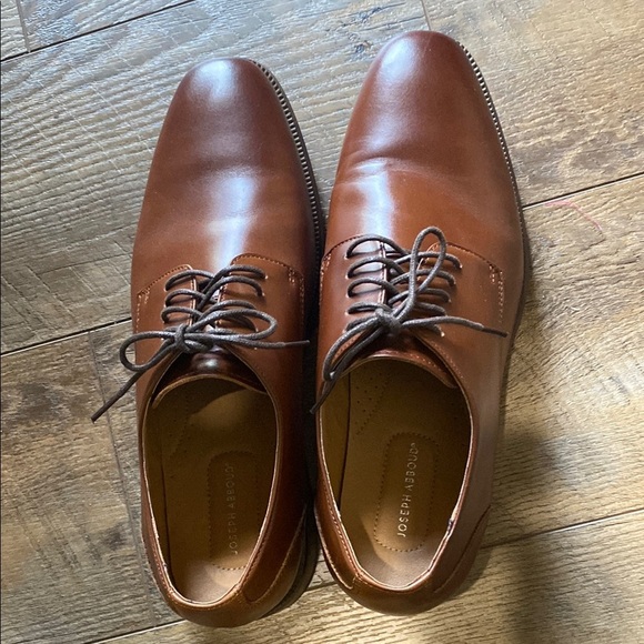 Joseph Abboud Cognac Leather Men's Dress Shoes Size 11 - Picture 4 of 6